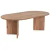 Image de Table basse ovale en aggloméré sable pin 909NRD1102