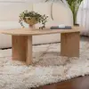 Image de Sable Table Basse 100 % Mélaminé Chêne Saphir