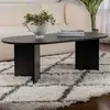 Image de Sable Table Basse 100 % Mélaminé Bois Noir