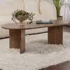 Image de Sable Table Basse 100 % Mélamine Noyer