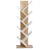 Image de Bibliothèque en bois Tuval 066 - 46 x 22 x 129 cm - Chêne Blanc