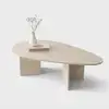 Image de Table basse ovale design moderne flap