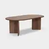 Image de Table basse moderne en mélaminé 119 x 60 cm sable - marron noyer 668NRD1117