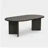 Image de Table basse moderne en mélaminé 119 x 60 cm sable - noir 668NRD1118