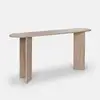 Image de Console d'entrée design minimal ovale sira - beige