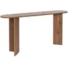 Image de Table dentrée Sira - 150x35x75cm - ovale - décor chêne
