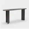 Image de Console d'entrée design minimal ovale sira - noir