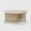 Image de Table de salon ronde en bois 90x90 soleil - beige 909NRD1122