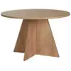 Image de Table de salle à manger ronde virella - ø120x75cm - décor chêne 746NRD1107
