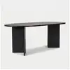 Image de Table à manger moderne en mélamine 200x90 sabella - noir 746NRD1110