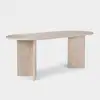Image de Table à manger moderne en mélamine 200x90 sabella - beige 746NRD1111