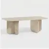 Image de Table basse design en bois mélaminé akira - beige 838NRD1118