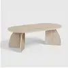 Image de Table de salon moderne en bois 120x60 melina - beige 632NRD1102