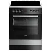 Image de CuisiniÃ¨re Beko b300 FSE67301XCS - pose libre - 60x60x85 cm (lxpxh) - avec systÃ¨me auto-nettoyant - acier inoxydable en occasion ou reconditionné