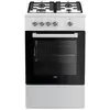 Image de Beko - cuisinière gaz 68l 4 feux blanc fsg52000dwc - FSG52000DWC