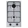 Image de Table De Cuisson A Gaz - 2 Foyers - 30 Cm - Inox - Hdcg32220fx