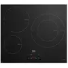 Image de Table De Cuisson Induction 60 Cm Verre Noir 3 Foyers Zone Duo 7200 W Beko