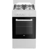 Image de Cuisiniere A Gaz - Fsg522dwc - 4 Foyers - 50 Cm