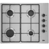 Image de Table de cuisson au gaz - BEKO - HIGG64123SX - Inox - 60 cm - Électrique