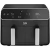 Image de Friteuse Multifonction A Air Chaud - Frl5388b - 2400 W - 8,5 L Pour 2 Kg De Frites - 2 Cuves (2x 4,5 L) - Noir