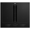 Image de Beko - table de cuisson aspirante induction 4 feux 7400w noir hixi64701up - bpro 700 HIXI64701UP