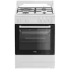 Image de Beko - cuisinière mixte 73l 4 feux blanc fbs63121wd - FBS63121WD