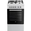 Image de Cuisinière BEKO FSS53011DW mixte 4 foyers