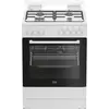 Image de Beko Fbe62011wc Four Et Cuisinière A Electrique Gaz Blanc