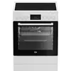 Image de Cuisinière Électrique Beko Fbe67300wcs Céramique 60 Cm Blanc