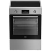 Image de Beko Fbe68314mxc Four Et Cuisinière Electrique Plaque Avec Zone À Induction Acier Inoxydable