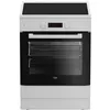 Image de Beko Cuisinière induction 72l 4 feux blanc - FBE69303MWC