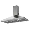 Image de Hotte Décorative Murale Leisure Inox Look 100 Cm Recyclage 600 M³/h Led 3 Vitesses