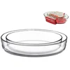Image de Plats à four Verre Ovale 26x35 cm BORCAM