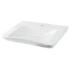 Image de Lavabo - PMR - Rectangulaire - Céramique - 650x560mm - Blanc