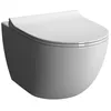 Image de Cuvette de WC suspendue SENTO compact sans bride - Couleur : BLANC - 7747B003-0075