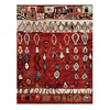 Image de Tapis Berbère 120x170 Tissé Motifs Tribaux Mo 75 Rouge