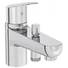 Image de Mitigeur bain-douche - VITRA - FLOW S - Monotrou - Cartouche C2 - Chromé