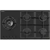 Image de Plaque de cuisson à gaz - DAEWOO - 5 foyers - 90 cm - BH9GKF51BNH - Noir