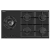 Image de Plaque de cuisson gaz daewoo bh9gkf51bnh 90 cm noire 5 feux 12000 w encastrable BH9GKF51BNH