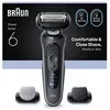 Image de Rasoir électrique BRAUN Series 6 - Noir - Autonomie 60 minutes - Charge rapide 5 minutes