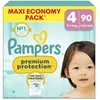 Image de Pampers Premium Protection Taille 4, 90 Couches, 9kg-14kg, Double Protection Pour La Peau Et Contre Les Fuites en occasion ou reconditionné