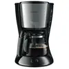 Image de Machine à café américaine philips daily collection hd746220 en métal noir avec carafe en verre