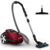 Image de PHILIPS FC8781/09 Aspirateur avec sac Performer Silent - Silencieux 66dB - Brosse Triactive Pro - Rouge
