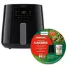 Image de Philips hd9270 90 - airfryer essential xl - friteuse 1,2kg - technologie rapid air - interface digital - 7 prereglages - noir PHI8710103952145