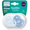 Image de Sucettes Soothie Coeur 0/3 Mois Philips Avent Scf099/21 - Lot De 2 - Bleu/bleu Clair