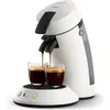 Image de Machine à café dosette SENSEO ORIGINAL+ Philips CSA210/11 Booster d’arômes Sélecteur d’intensité 1 ou tasses Blanc titane