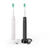 Image de Philips 3100 series hx367515 brosse à dents électrique adulte brosse à dents à ultrasons noir, rose