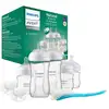 Image de Coffret de naissance biberon verre natural - kit nouveau-né - 240 ml - mixte