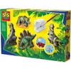 Image de Moulage et peinture - SES CREATIVE - Hobby Blue - Dinosaures - Moules réutilisables - Peinture lavable - Age : 5+
