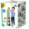 Image de Tour De Blocs A Empiler Avec Figurines De Dinosaures - Jeu D'adresse - Ses Creative - Tour Empilable Avec 3 Figurines